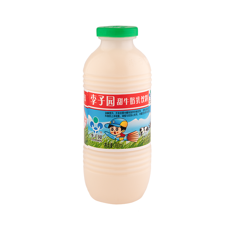 甜牛奶乳饮料，，单瓶净含量380ml