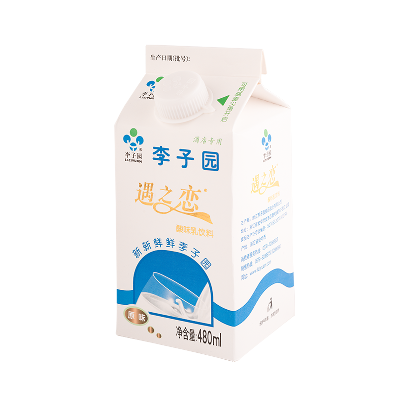 “遇之恋”酸味乳饮料，单盒净含量480ml